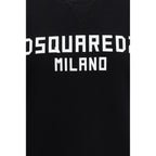 Black Cotton Sweatshirt