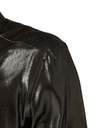 Silver Silk GOLD Collared Dress Formal Shirt