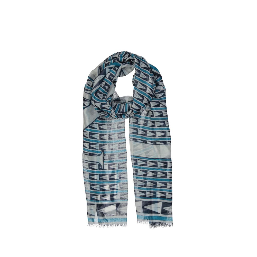 Blue Wool Scarf