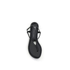 Black Calf Leather Bos Taurus Sandals