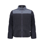 Blue Polyester Men's Jacket