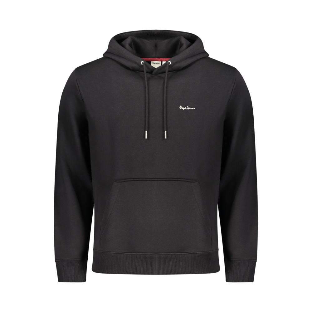 Black Polyester Men's Sweatshirt