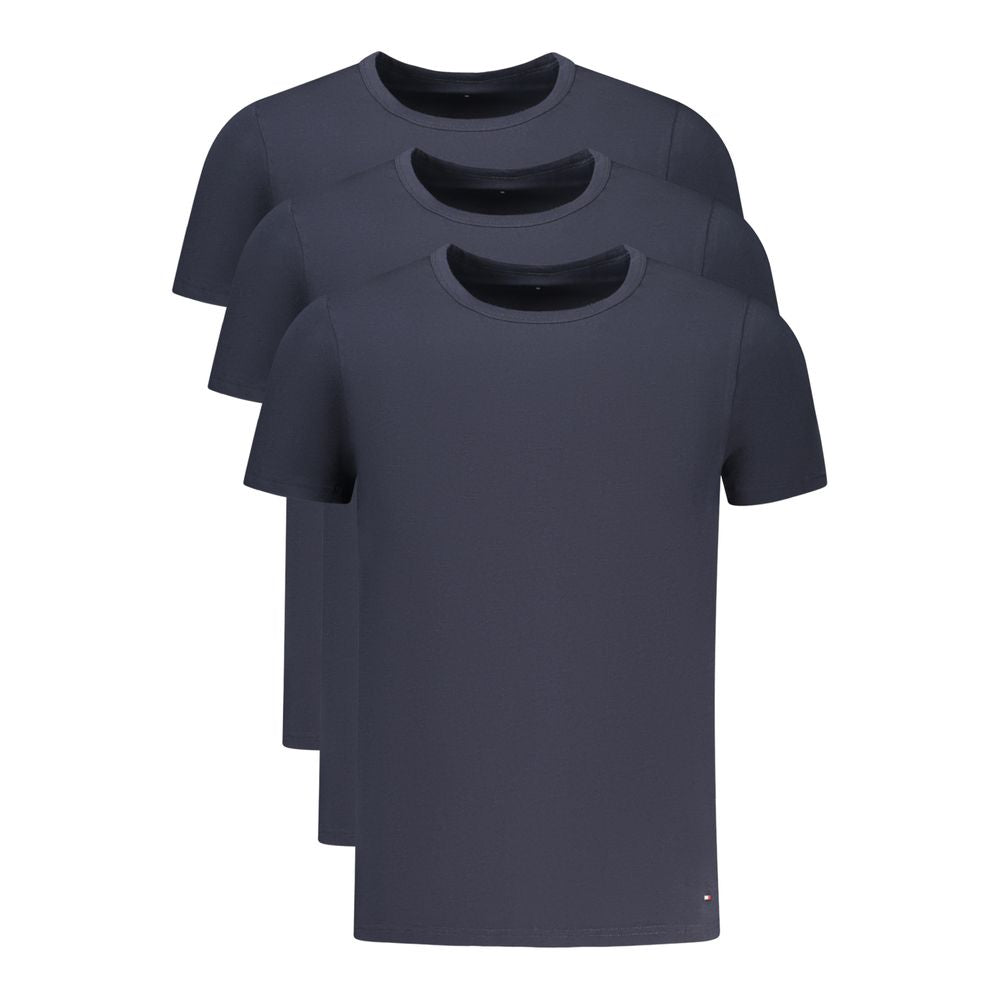 Blu Cotton Men T-Shirt