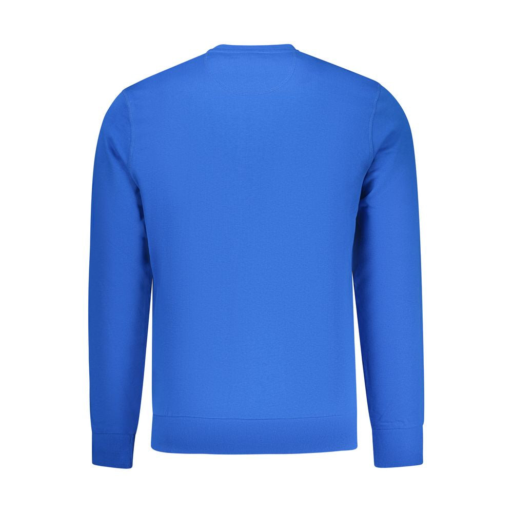 Blue Cotton Mens Sweatshirt