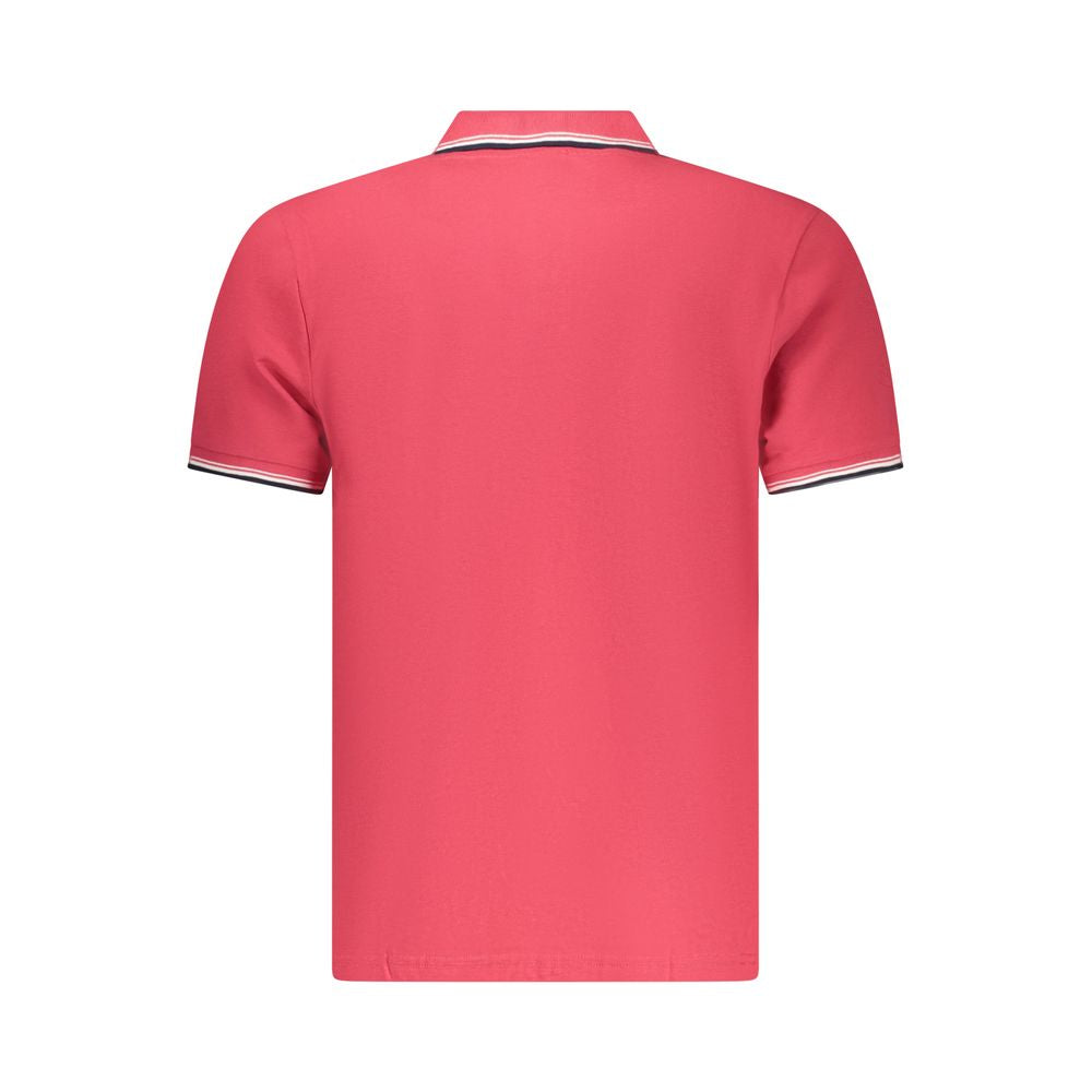 Red Cotton Men Polo