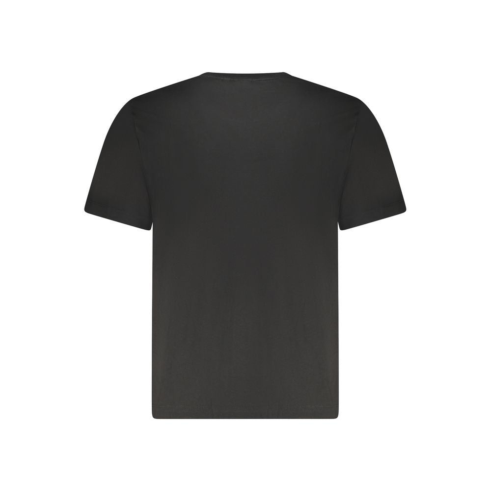Black Cotton Men's T-Shirt