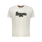White Cotton Men T-Shirt