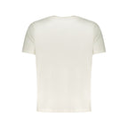 White Cotton Men T-Shirt