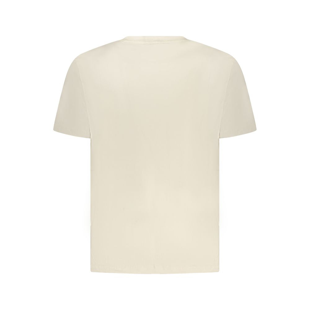 Beige Cotton Men's T-Shirt