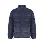 Blue Polyester Men's Jacket