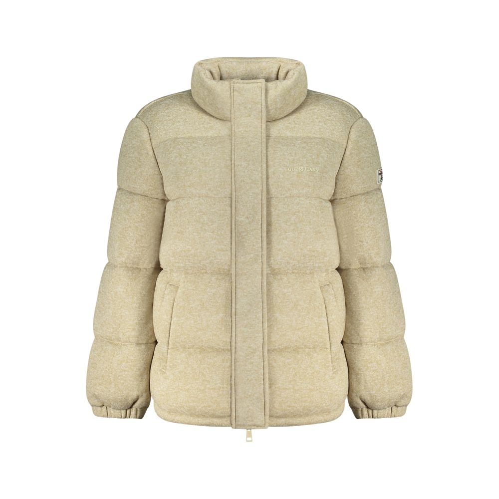 Beige Polyester Women's Jacket