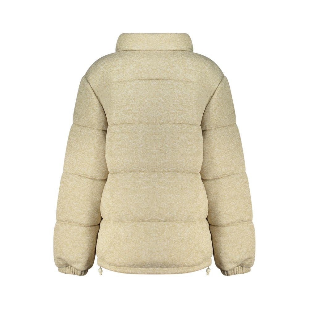 Beige Polyester Women's Jacket