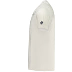 White Cotton Men T-Shirt