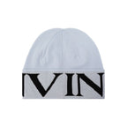 Blue Virgin Wool Beanie