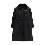 Black Polyester Coat