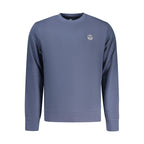 Blue Cotton Men Sweatshirt