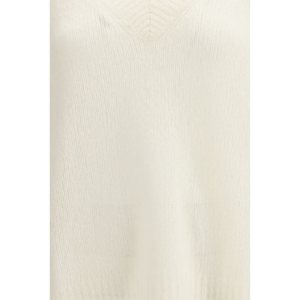 White Cashmere Sweater