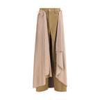Beige Wool Athletic Pants