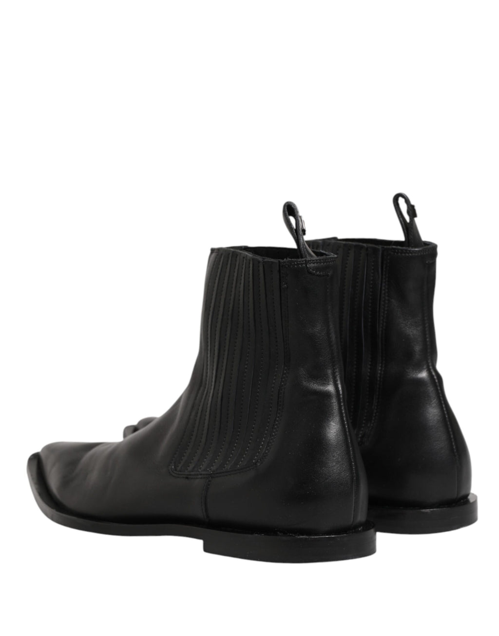 Black Chelsea Men Short Ankle Boots Shoes