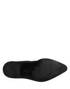 Black Chelsea Men Short Ankle Boots Shoes