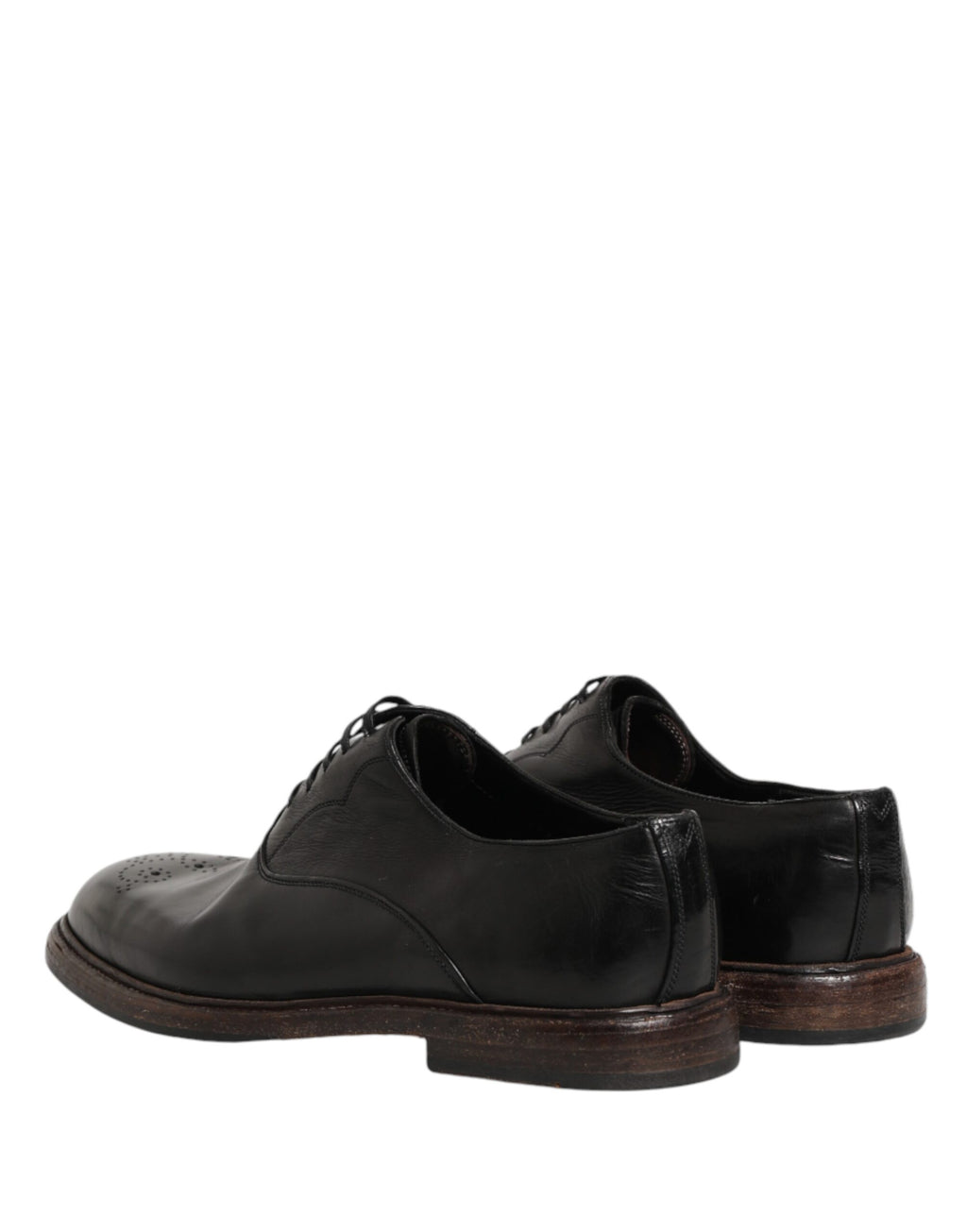 Black Calfskin Leather Oxford Dress Shoes