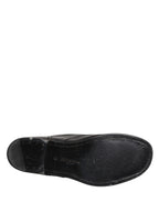 Black Lace Up Short Ankle Boots Men Shoes