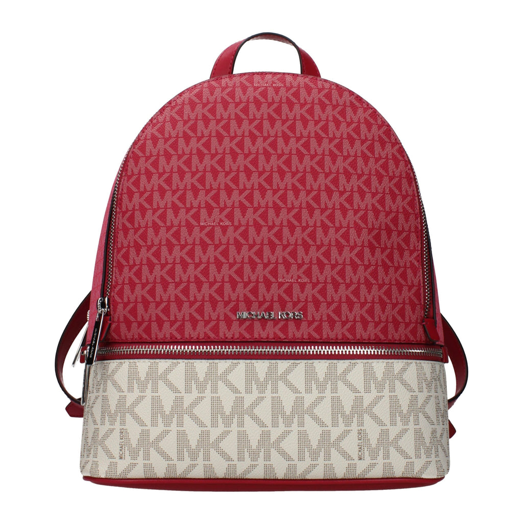 Beige Fabric Backpack