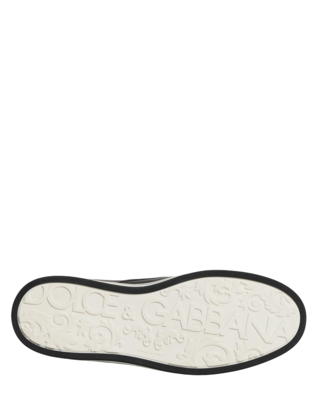 Black Leather Signature Figures Sneakers Shoes