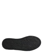 Blue Canvas Embellished Slip On Men Sneakers Shoes