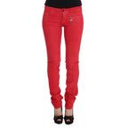 Multicolor Cotton Skinny Jeans