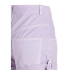 Purple Cotton Shorts