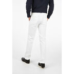 White Cotton Chino Pants