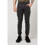Brown Cotton Cargo Pants