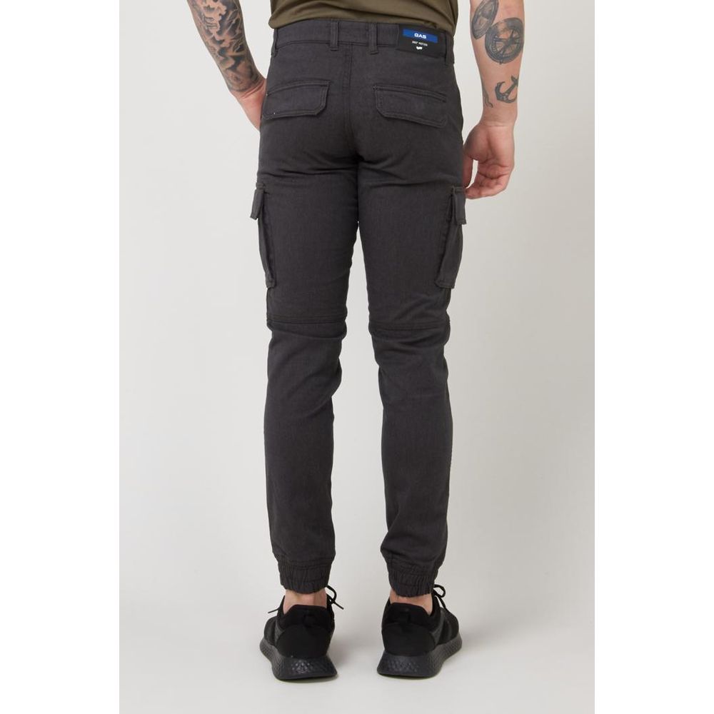 Brown Cotton Cargo Pants