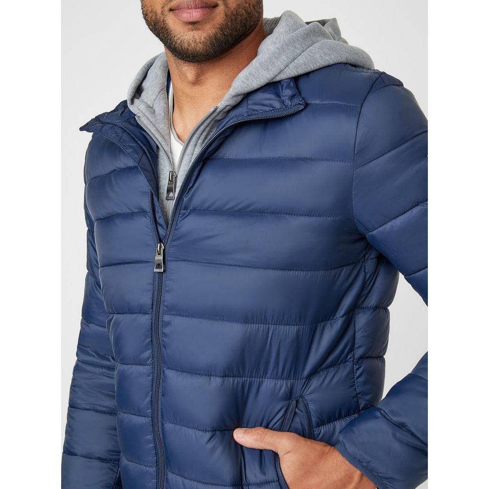 Blue Polyamide Parka