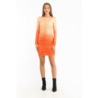 Multicolor Polyester Casual Dress