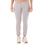 Gray Cotton Skinny Pants