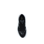 Black Calf Leather Bos Taurus Athletic Sneakers