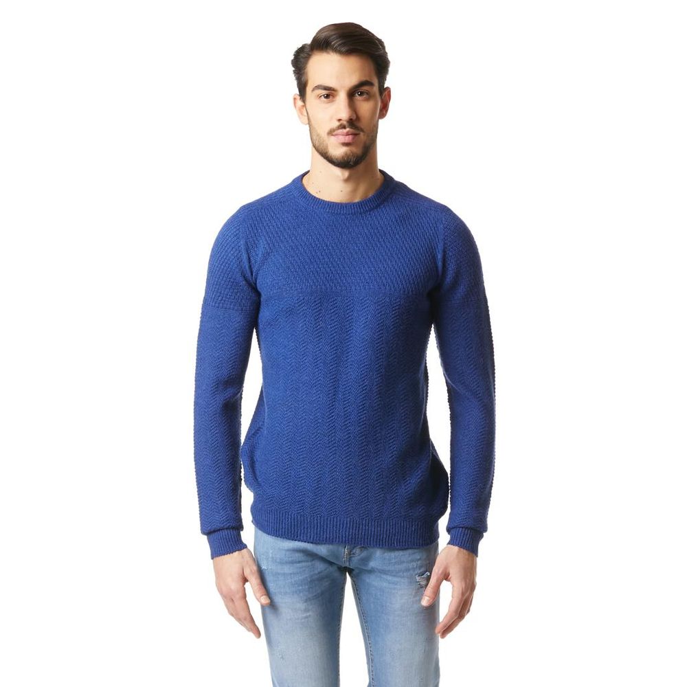 Blue Marabou Sweatshirt