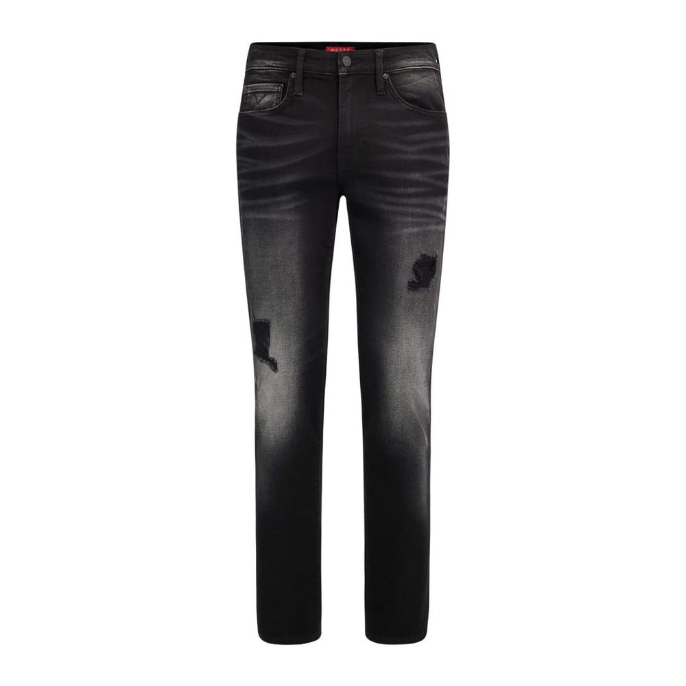 Black Cotton Jeans Denim