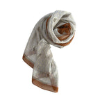 Brown Silk Women Scarf
