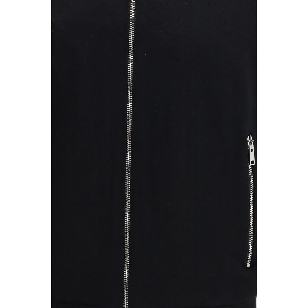 Black Fleece Wool Shell Jacket