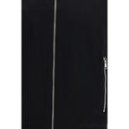 Black Fleece Wool Shell Jacket