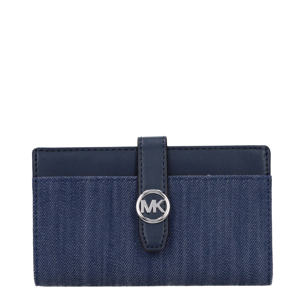 Blue Fabric Wallet