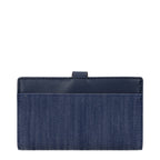 Blue Fabric Wallet