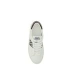 White Calf Leather Bos Taurus Low Top Sneakers