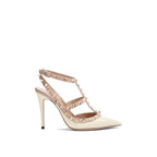 Beige Calfskin Pumps