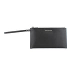 Black Leather Clutch Bag