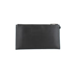 Black Leather Clutch Bag