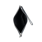 Black Leather Clutch Bag